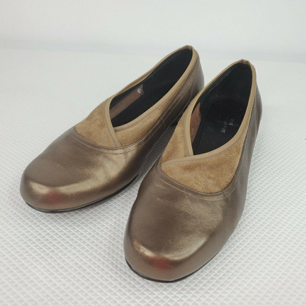 Ros Hommerson Marion Ballet Flat Bronze Nappa 11 W
